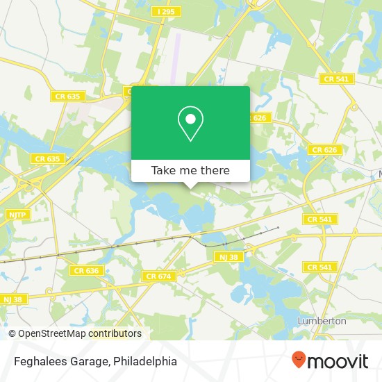 Feghalees Garage map