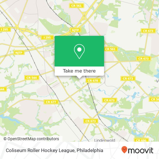 Coliseum Roller Hockey League map