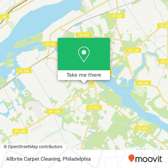 Allbrite Carpet Cleaning map