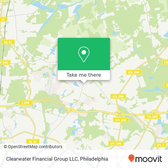 Mapa de Clearwater Financial Group LLC