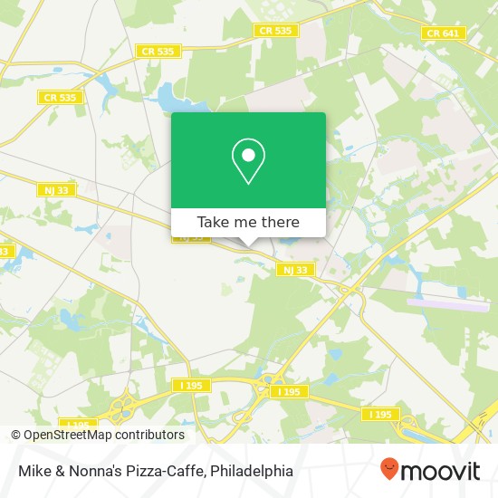 Mike & Nonna's Pizza-Caffe map