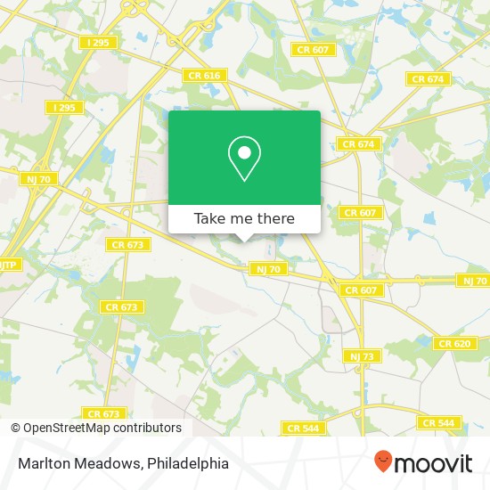 Marlton Meadows map
