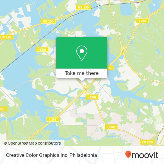 Creative Color Graphics Inc map