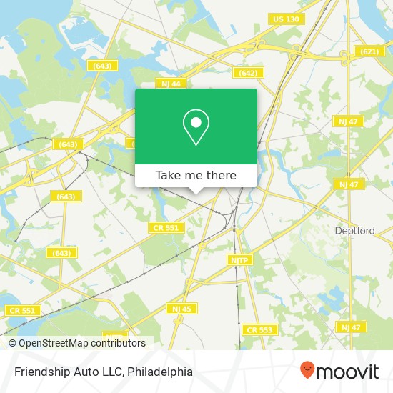 Friendship Auto LLC map