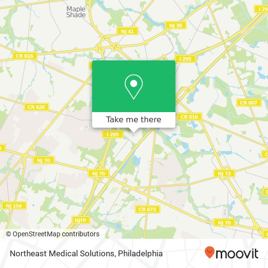 Northeast Medical Solutions map