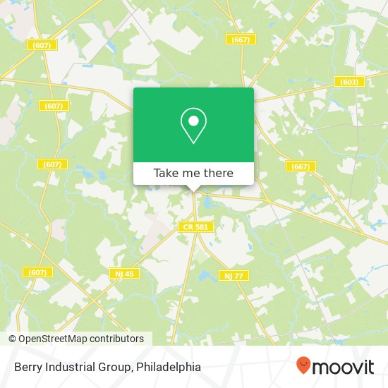 Berry Industrial Group map