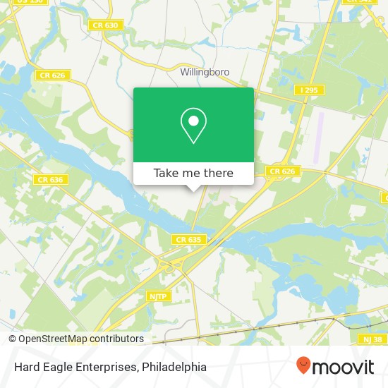 Hard Eagle Enterprises map