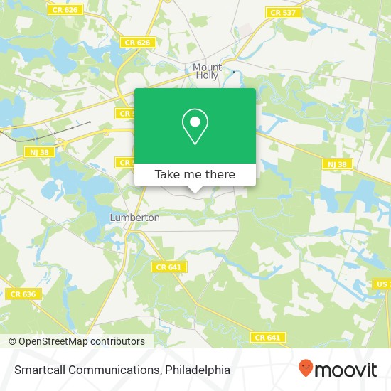 Smartcall Communications map