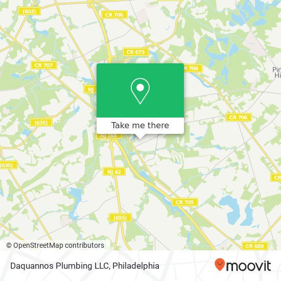 Mapa de Daquannos Plumbing LLC