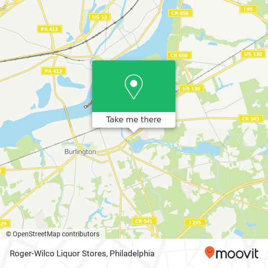 Roger-Wilco Liquor Stores map