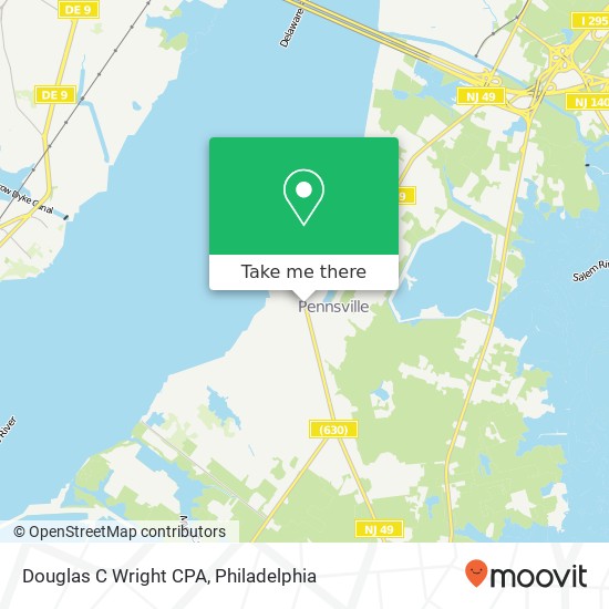 Douglas C Wright CPA map