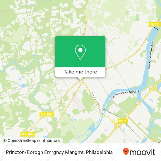 Mapa de Princton/Borogh Emrgncy Mangmt