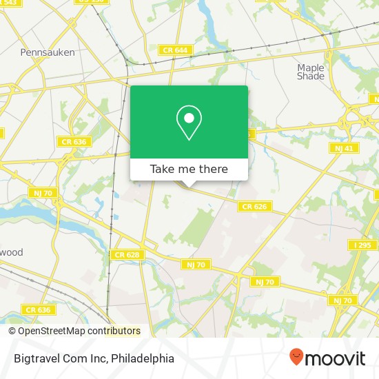 Mapa de Bigtravel Com Inc