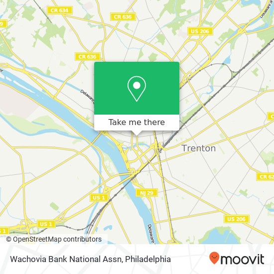 Mapa de Wachovia Bank National Assn