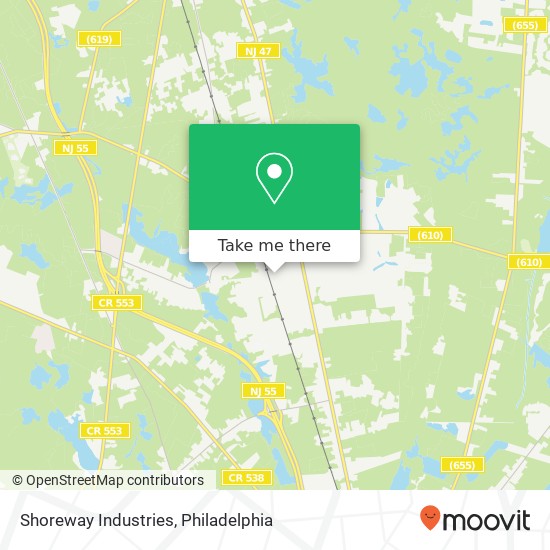 Shoreway Industries map