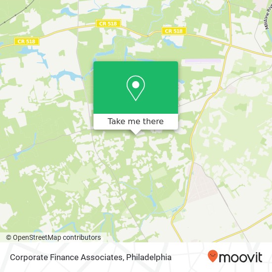 Corporate Finance Associates map