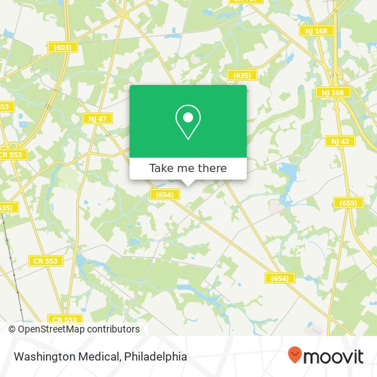 Mapa de Washington Medical