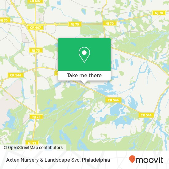 Axten Nursery & Landscape Svc map