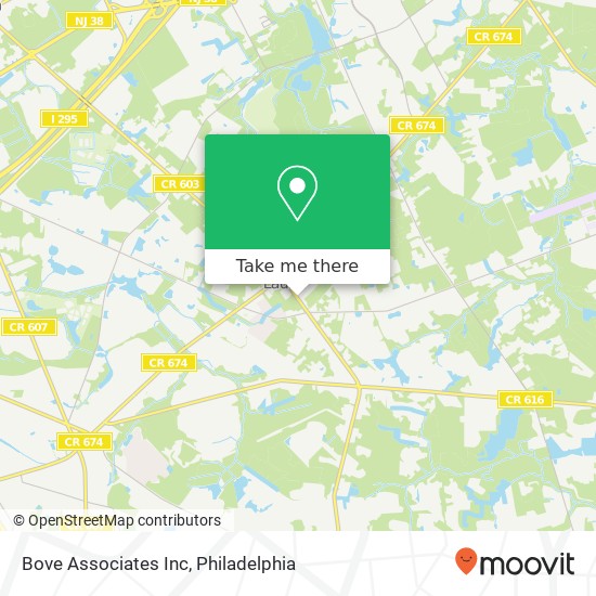 Mapa de Bove Associates Inc