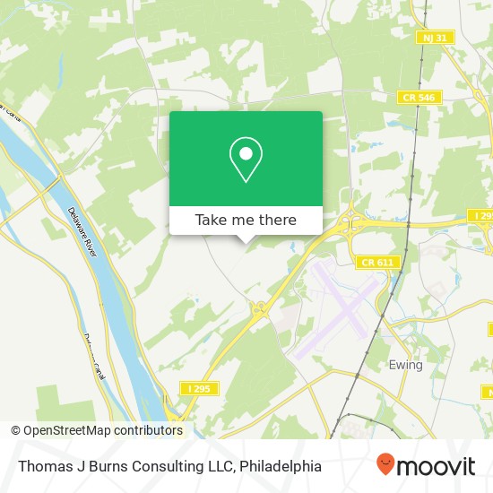 Thomas J Burns Consulting LLC map