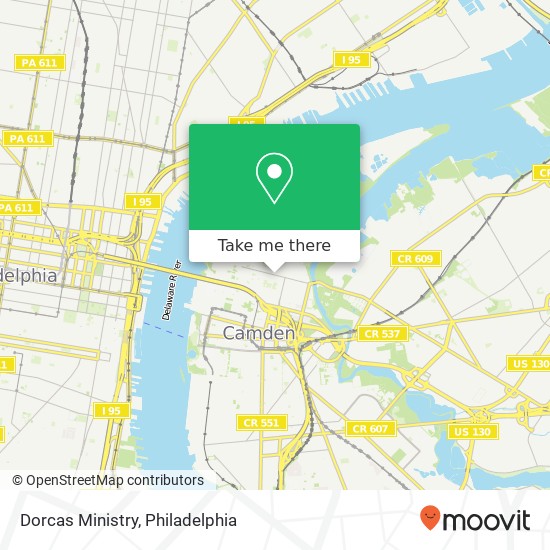 Dorcas Ministry map