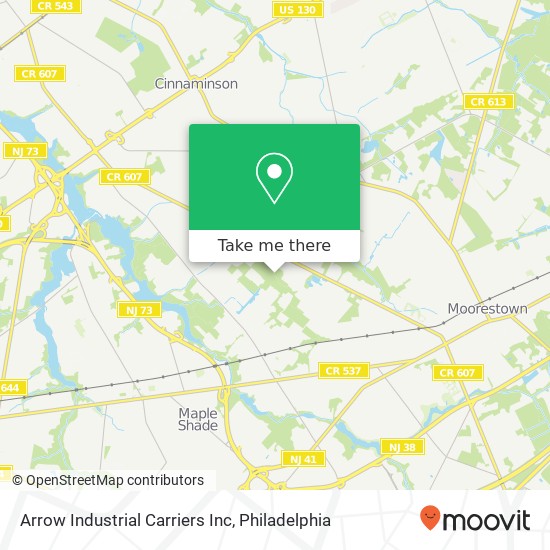 Arrow Industrial Carriers Inc map