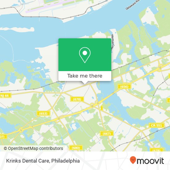 Krinks Dental Care map