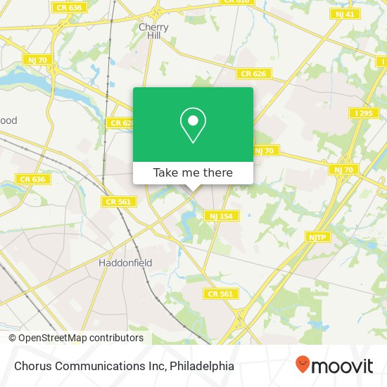 Mapa de Chorus Communications Inc