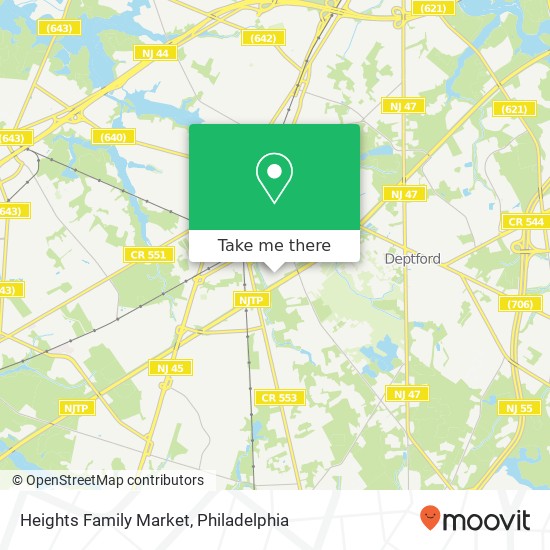 Heights Family Market map