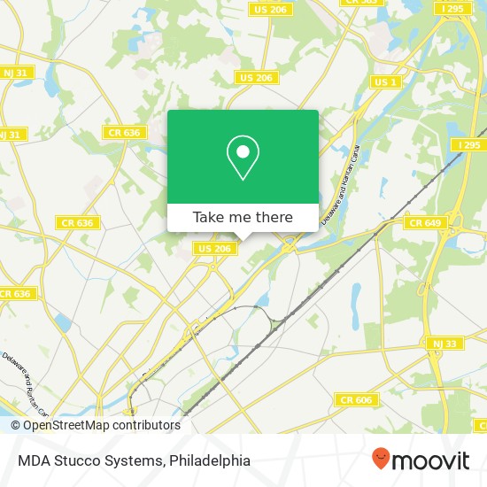 MDA Stucco Systems map