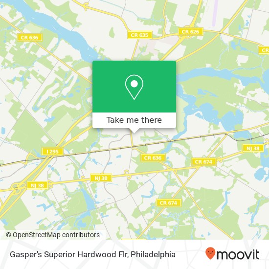 Mapa de Gasper's Superior Hardwood Flr