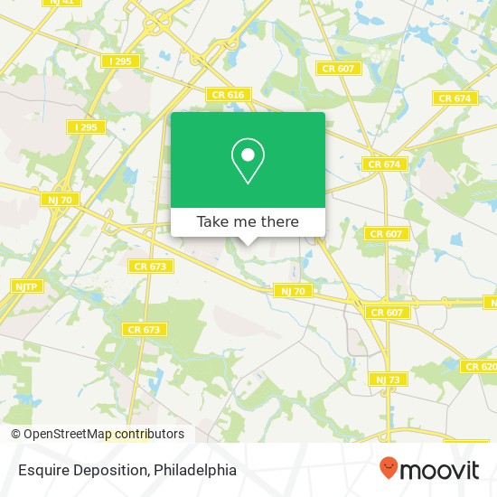 Esquire Deposition map