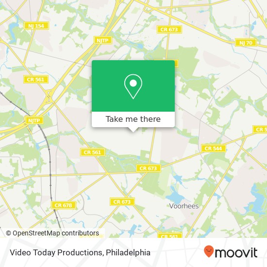 Video Today Productions map