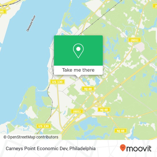 Carneys Point Economic Dev map