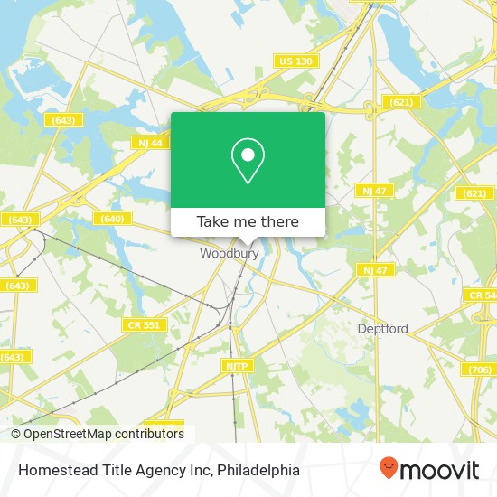 Mapa de Homestead Title Agency Inc