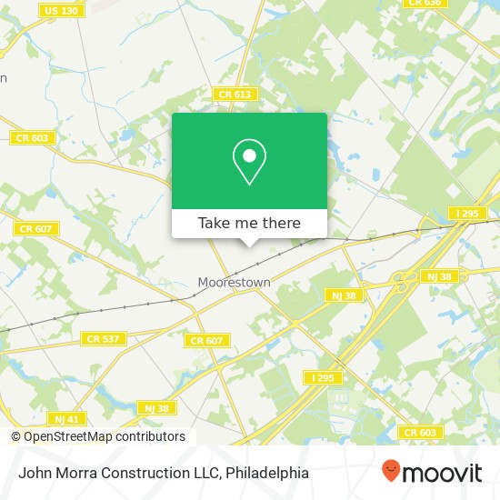 Mapa de John Morra Construction LLC