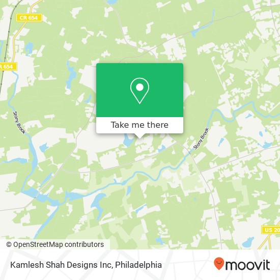 Kamlesh Shah Designs Inc map