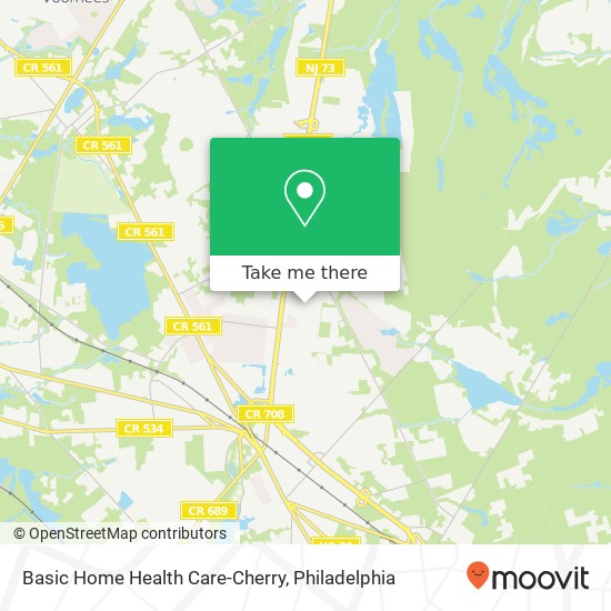 Mapa de Basic Home Health Care-Cherry