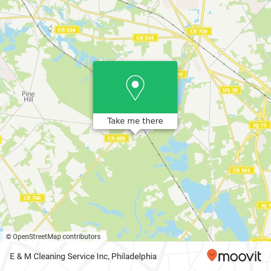 E & M Cleaning Service Inc map
