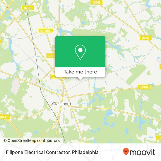Filipone Electrical Contractor map