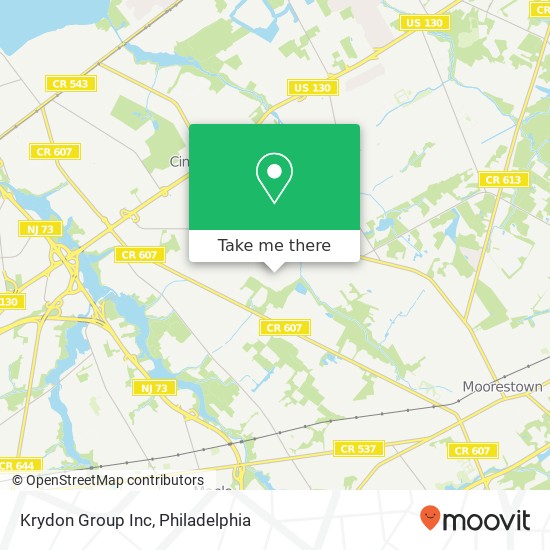 Krydon Group Inc map