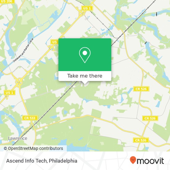 Ascend Info Tech map