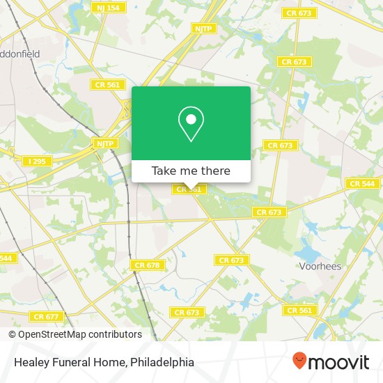 Mapa de Healey Funeral Home