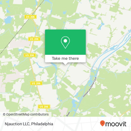 Mapa de Njauction LLC