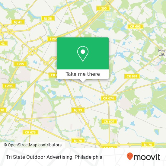 Tri State Outdoor Advertising map