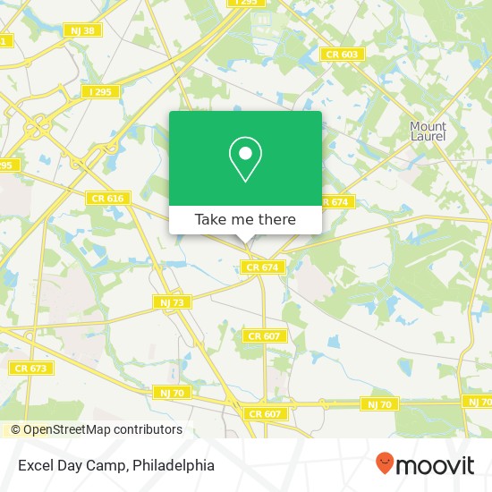 Excel Day Camp map