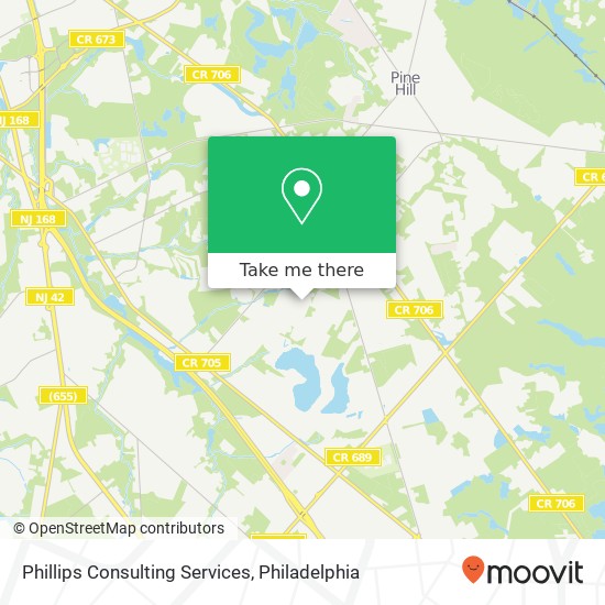 Phillips Consulting Services map