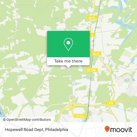 Hopewell Road Dept map
