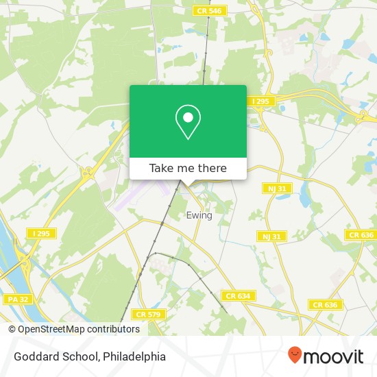 Goddard School map