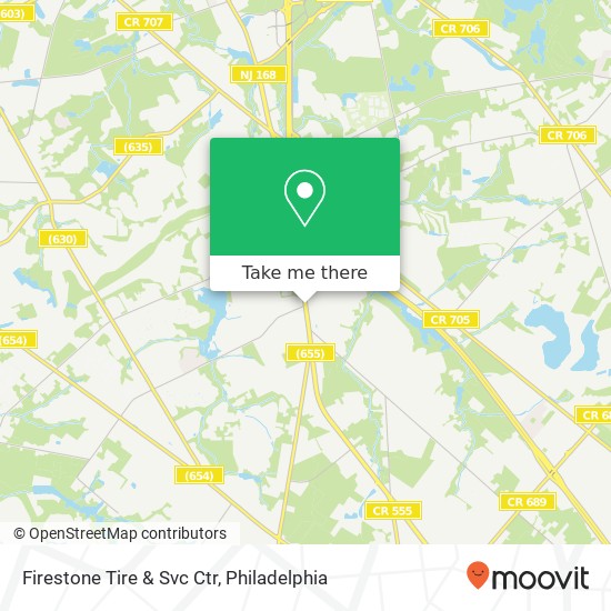 Mapa de Firestone Tire & Svc Ctr